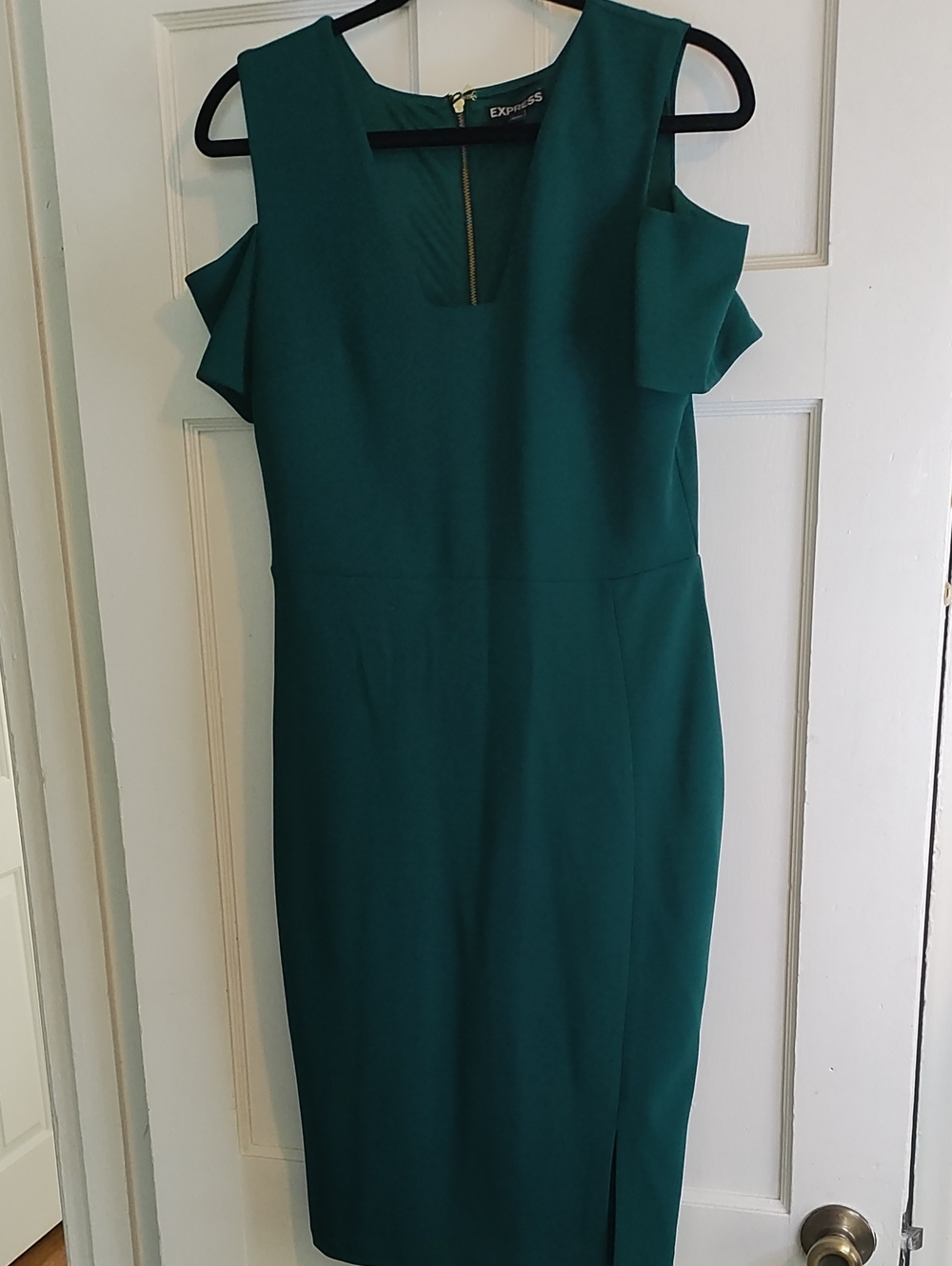Express emerald green dress